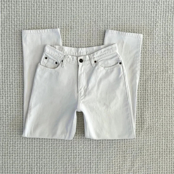 VINTAGE Jordache White Jeans - Picture 4 of 6
